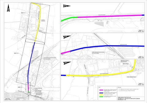 Map of speed limit change